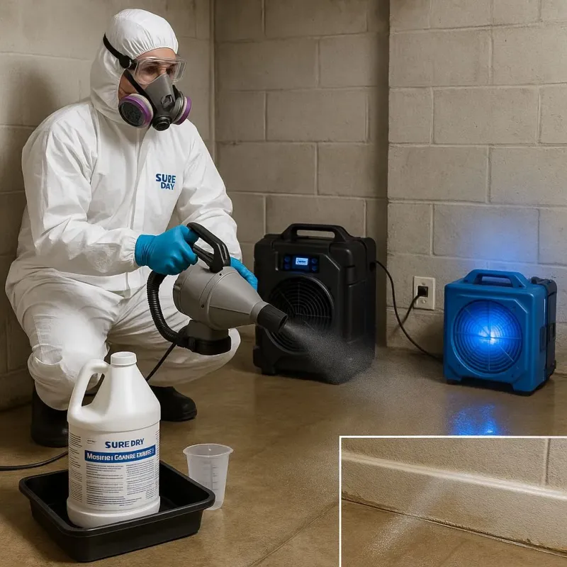 Sanitization and Odor Removal process in Ada, OH